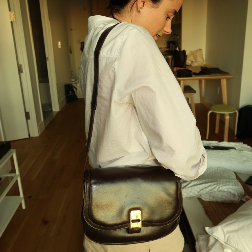 Gucci Dark Brown Crossbody Bag